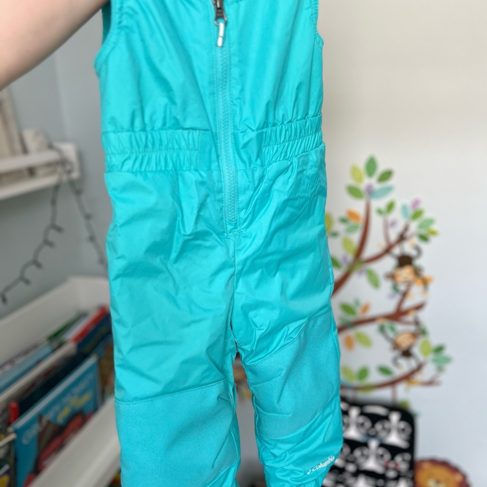 Columbia Toddler Snow Bib – Size 2T – Aqua Blue – OUTGROWN Extendable Legs